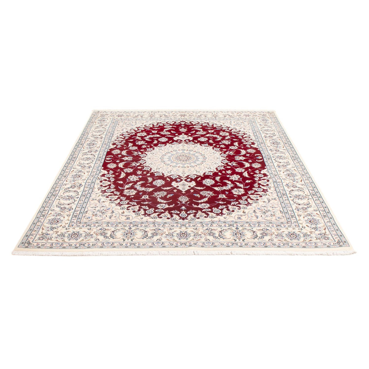 Alfombra Persa - Nain - Prima - 206 x 151 cm - rojo