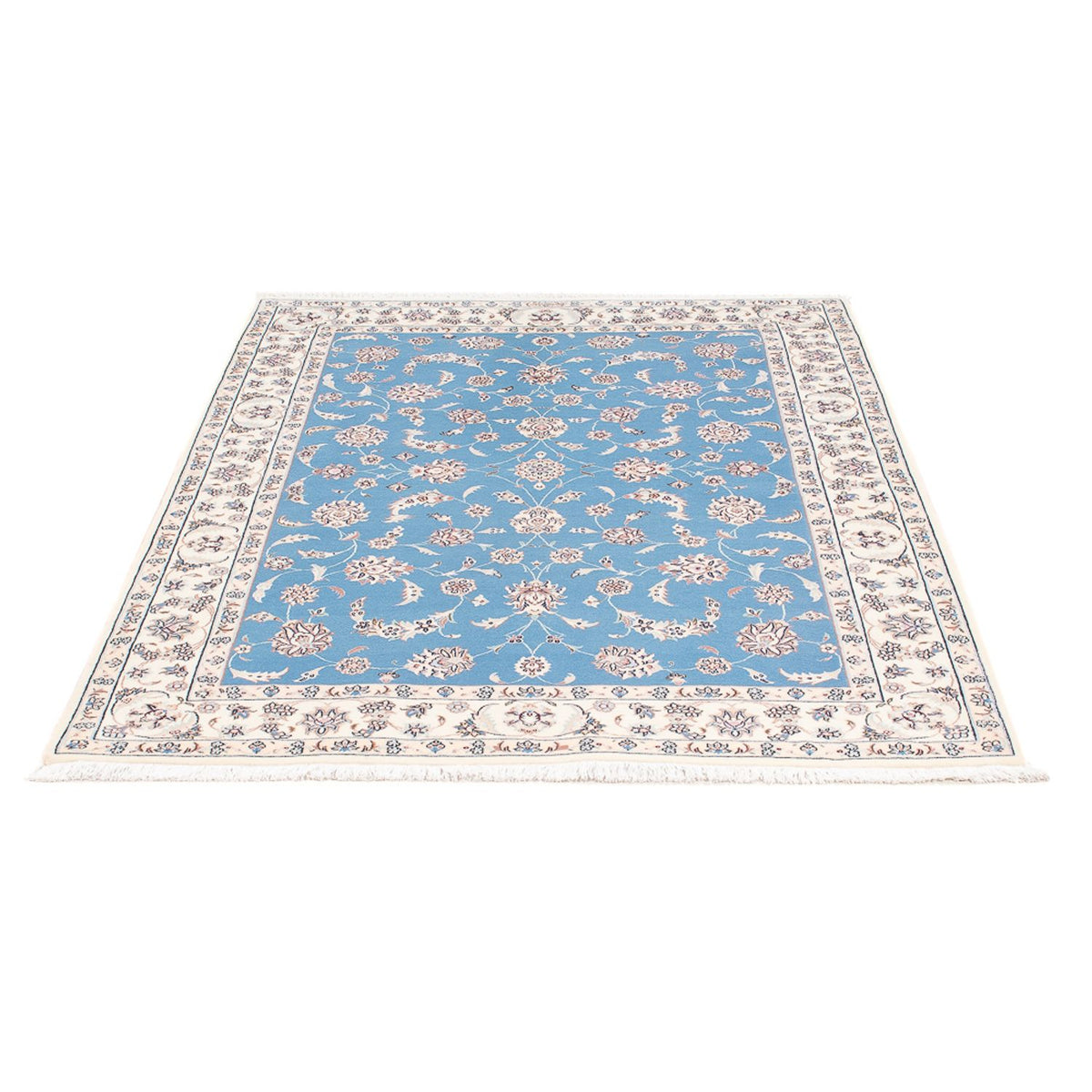 Alfombra Persa - Nain - Prima - 155 x 110 cm - azul