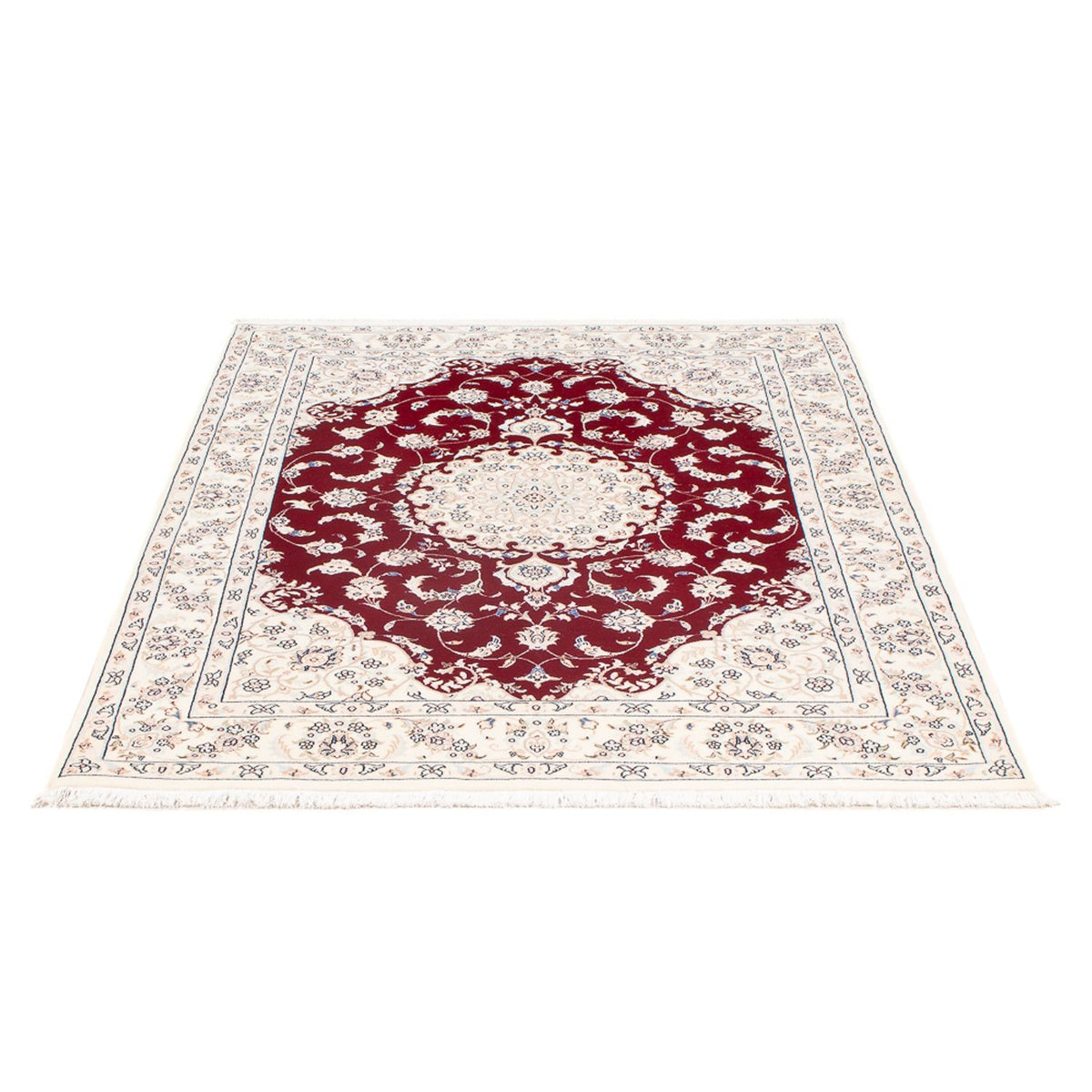 Alfombra Persa - Nain - Prima - 158 x 109 cm - rojo