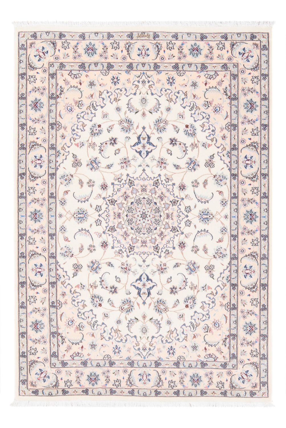 Alfombra Persa - Nain - Prima - 160 x 108 cm - crema