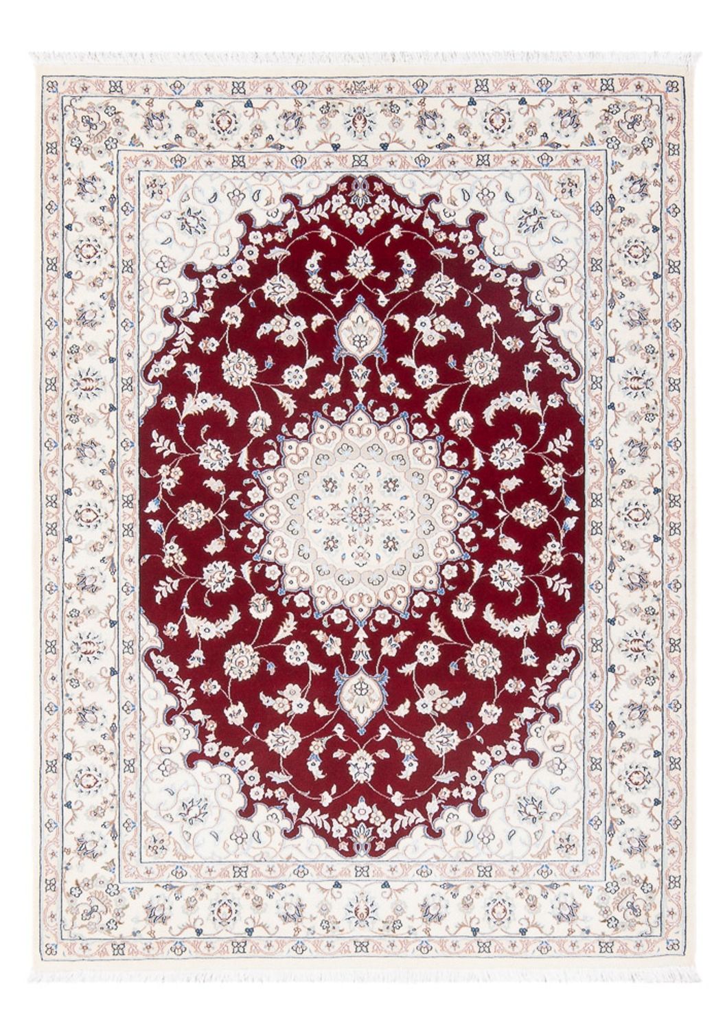 Alfombra Persa - Nain - Prima - 157 x 110 cm - rojo