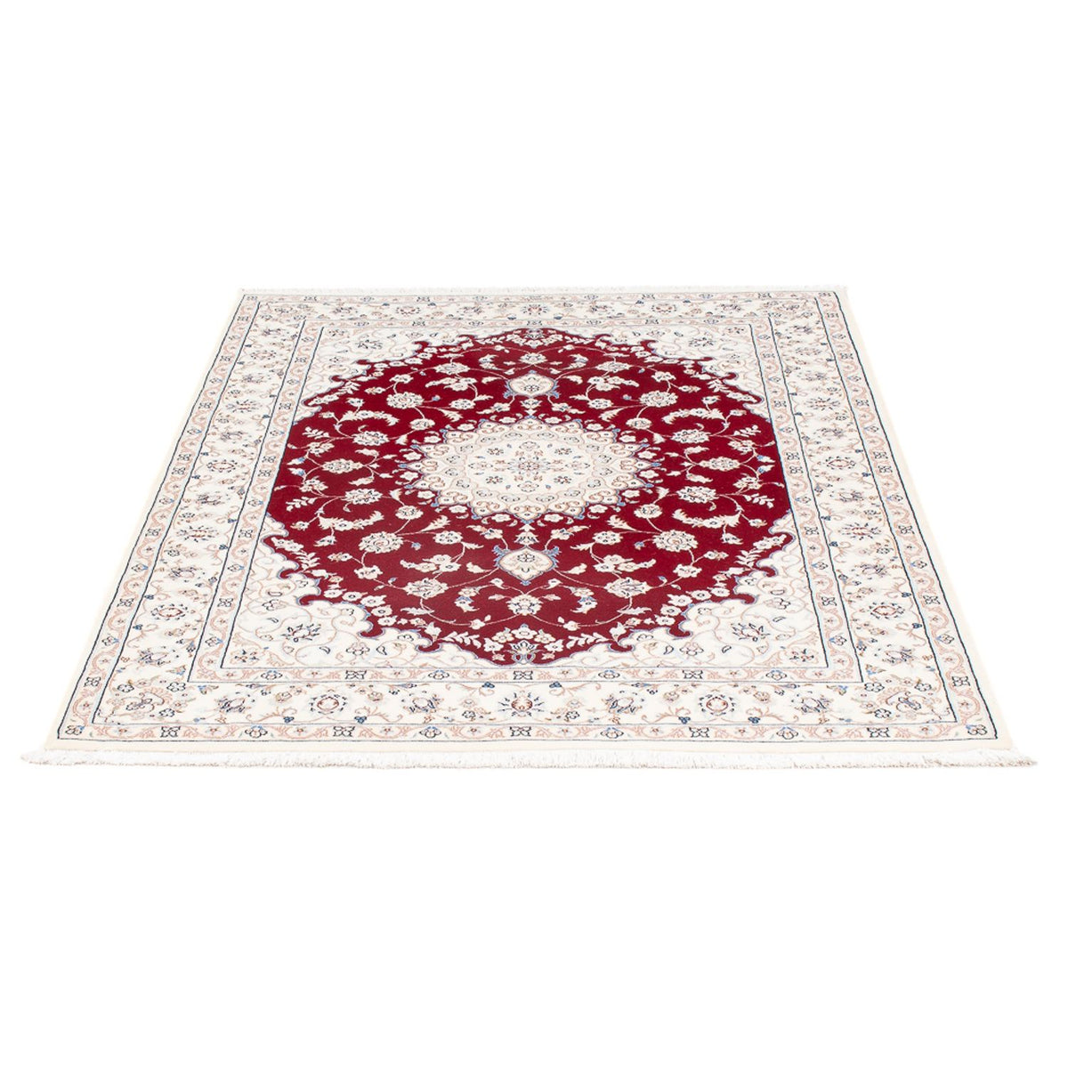 Alfombra Persa - Nain - Prima - 157 x 110 cm - rojo
