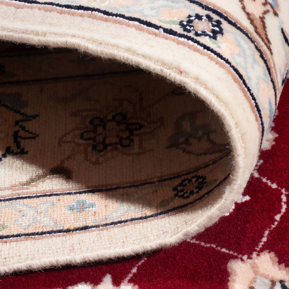 Alfombra Persa - Nain - Prima - 118 x 83 cm - rojo