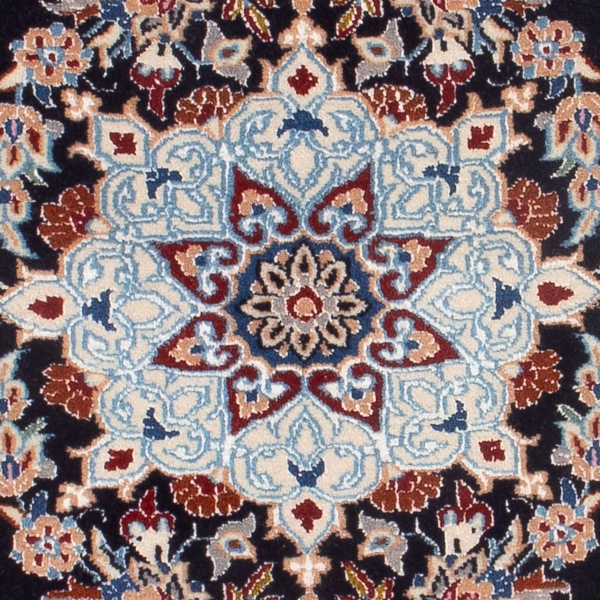 Alfombra Persa - Nain - Prima - 75 x 50 cm - azul oscuro