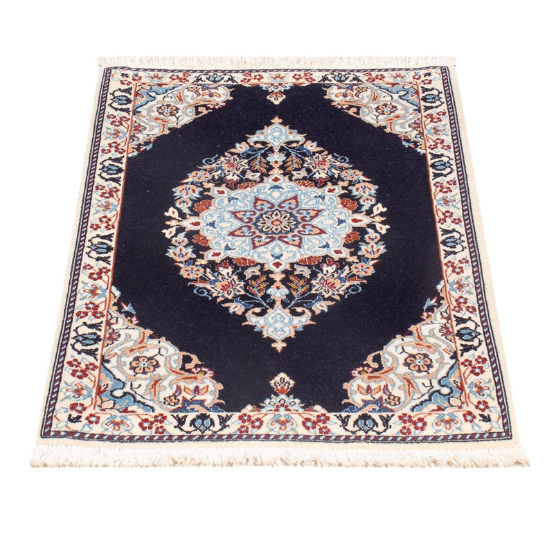 Alfombra Persa - Nain - Prima - 75 x 50 cm - azul oscuro