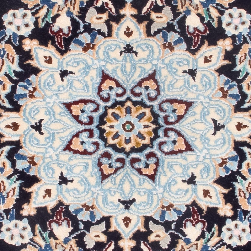 Alfombra Persa - Nain - Prima - 77 x 50 cm - azul claro