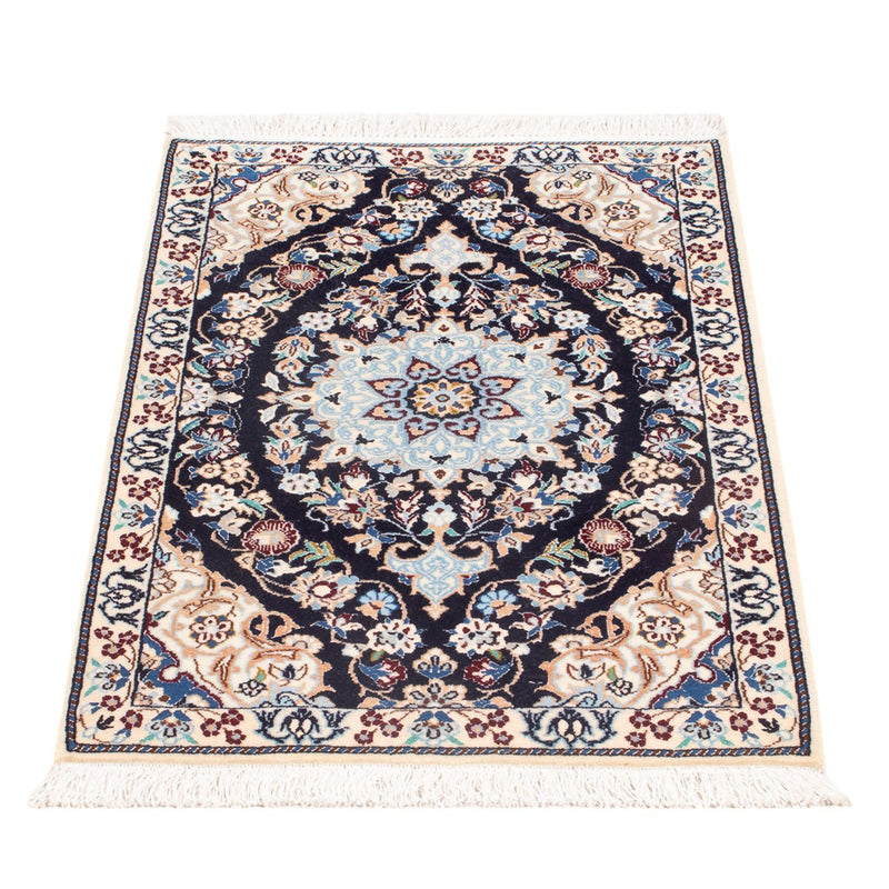Alfombra Persa - Nain - Prima - 77 x 50 cm - azul claro