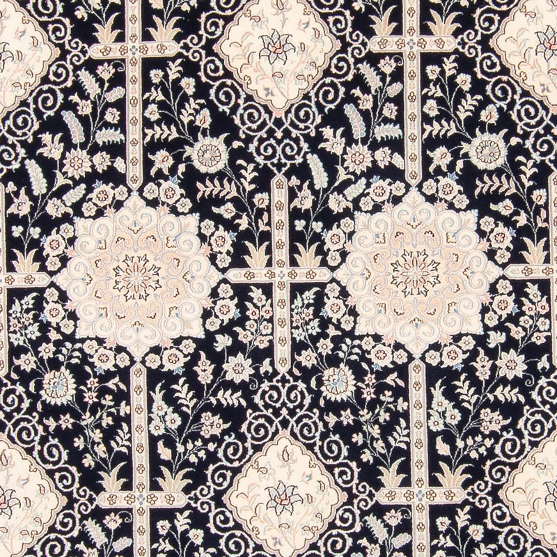 Alfombra persa - Nain - 263 x 245 cm - azul oscuro