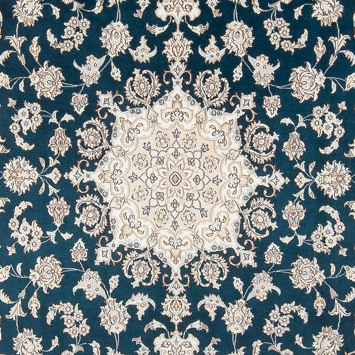 Alfombra persa - Nain - 297 x 198 cm - verde