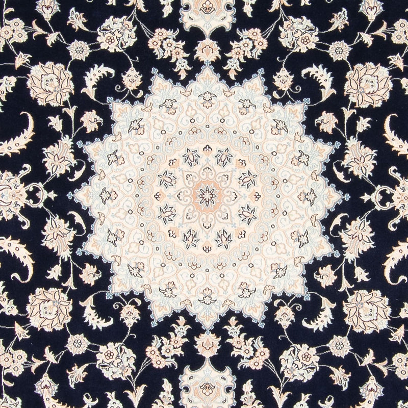 Alfombra persa - Nain - 261 x 223 cm - azul oscuro