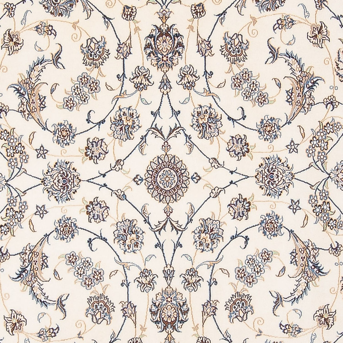 Alfombra persa - Nain - 315 x 198 cm - crema