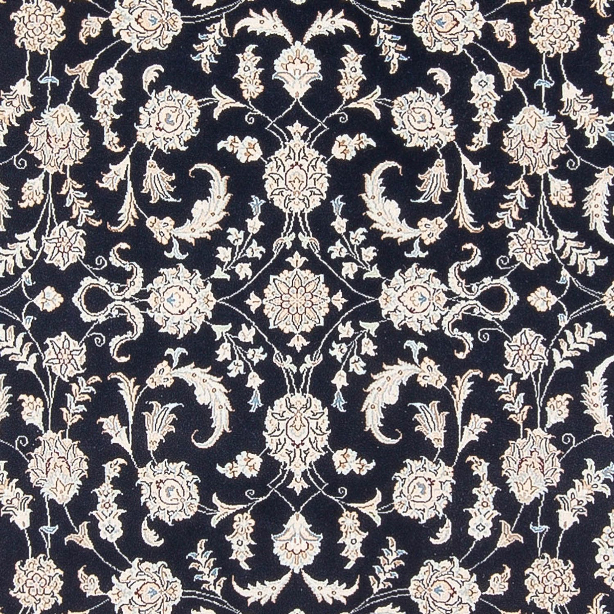 Alfombra Persa - Nain - Prima - 298 x 198 cm - azul oscuro