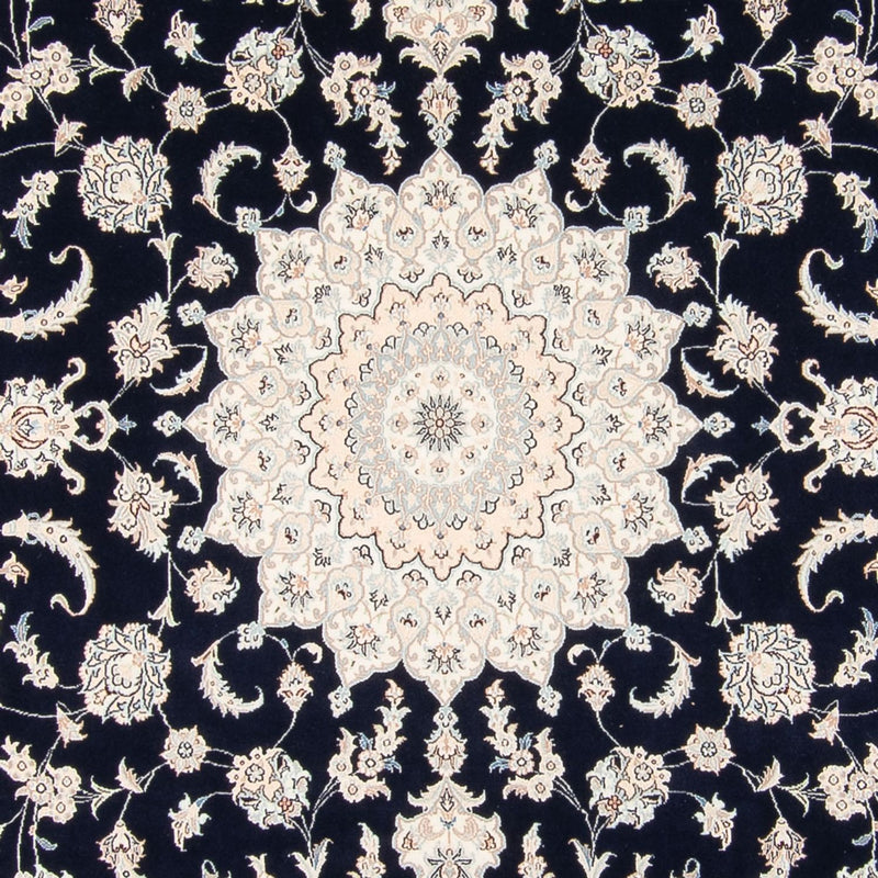 Alfombra persa - Nain - 280 x 227 cm - azul oscuro