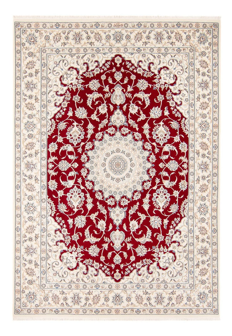 Alfombra persa - Nain - 242 x 168 cm - rojo