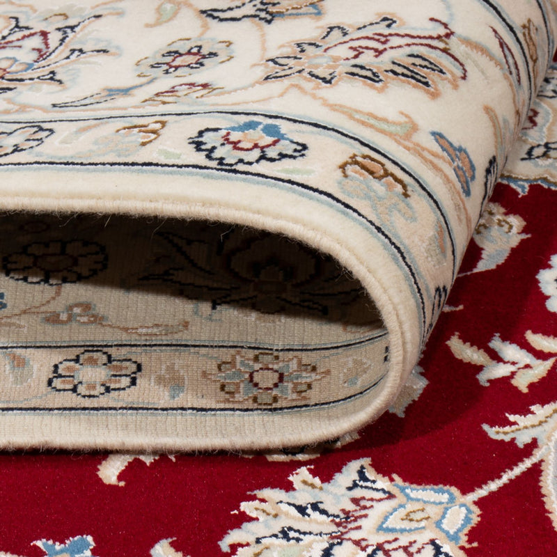 Alfombra persa - Nain - 242 x 168 cm - rojo