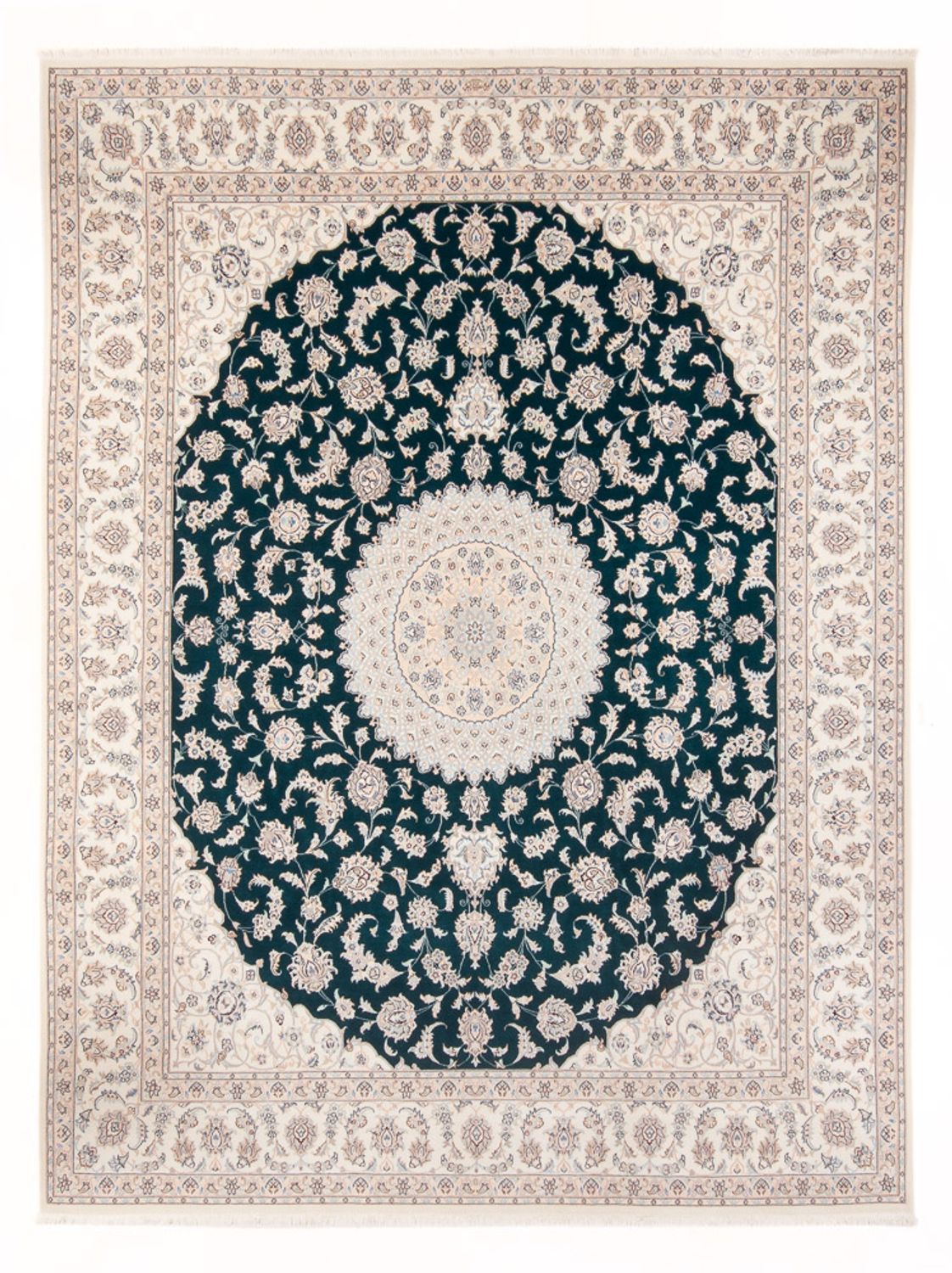 Alfombra Persa - Nain - Prima - 306 x 247 cm - verde