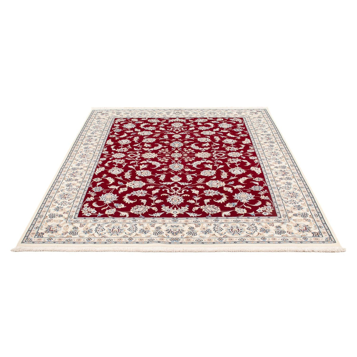 Alfombra Persa - Nain - Prima - 198 x 149 cm - rojo