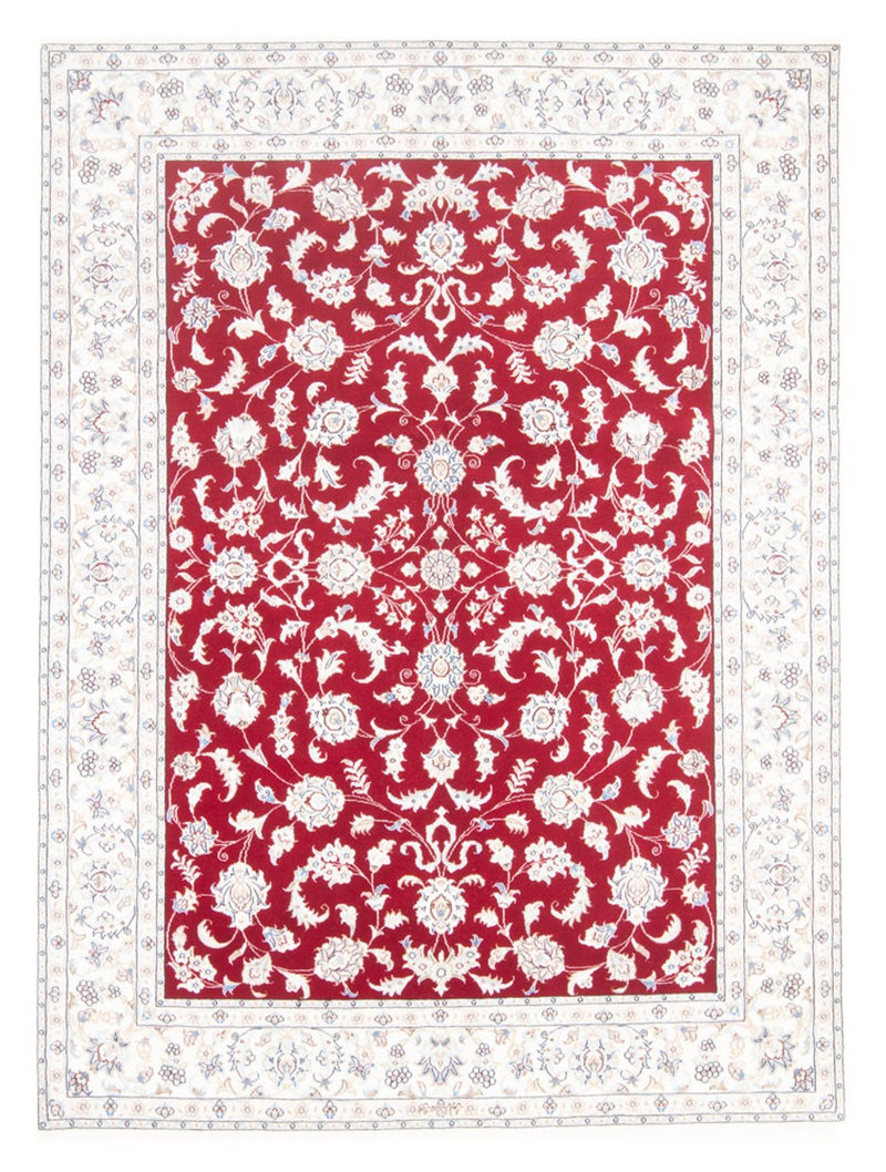 Alfombra Persa - Nain - Real - 207 x 148 cm - rojo