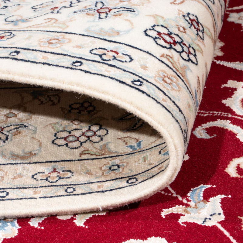 Alfombra Persa - Nain - Real - 207 x 148 cm - rojo