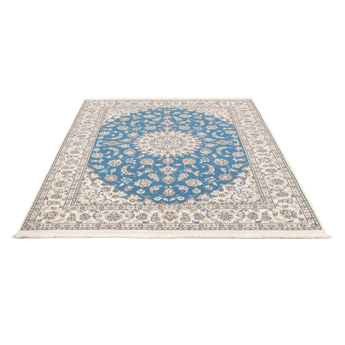 Alfombra Persa - Nain - Prima - 206 x 147 cm - azul