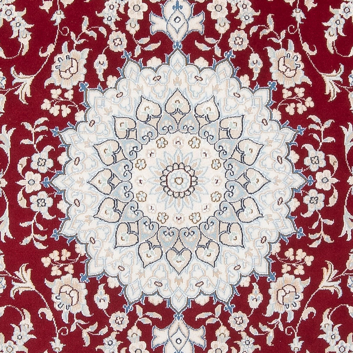 Alfombra Persa - Nain - Prima - 205 x 148 cm - rojo