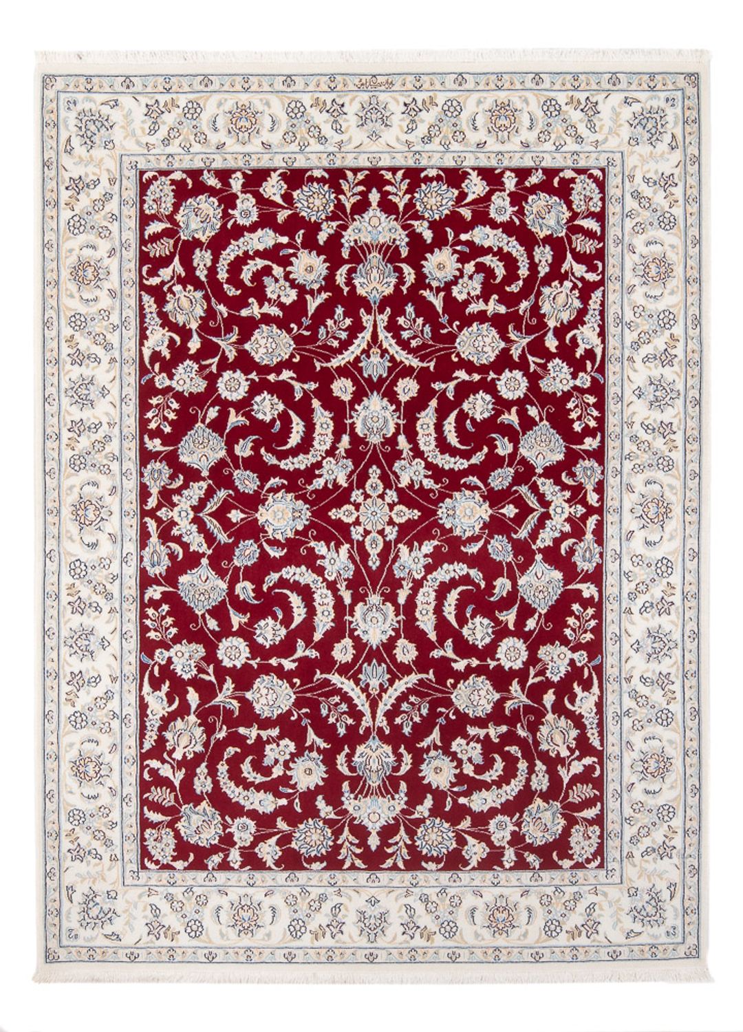 Alfombra Persa - Nain - Prima - 202 x 150 cm - rojo