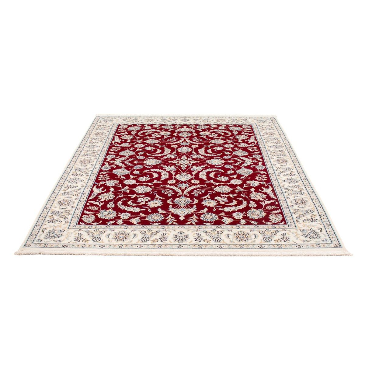 Alfombra Persa - Nain - Prima - 202 x 150 cm - rojo