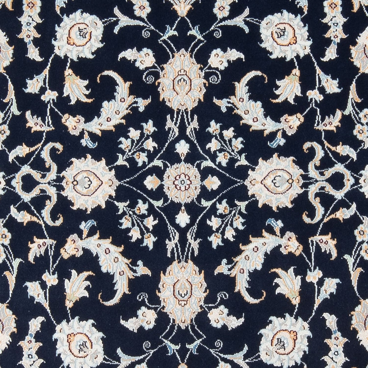 Alfombra Persa - Nain - Prima - 205 x 148 cm - azul oscuro