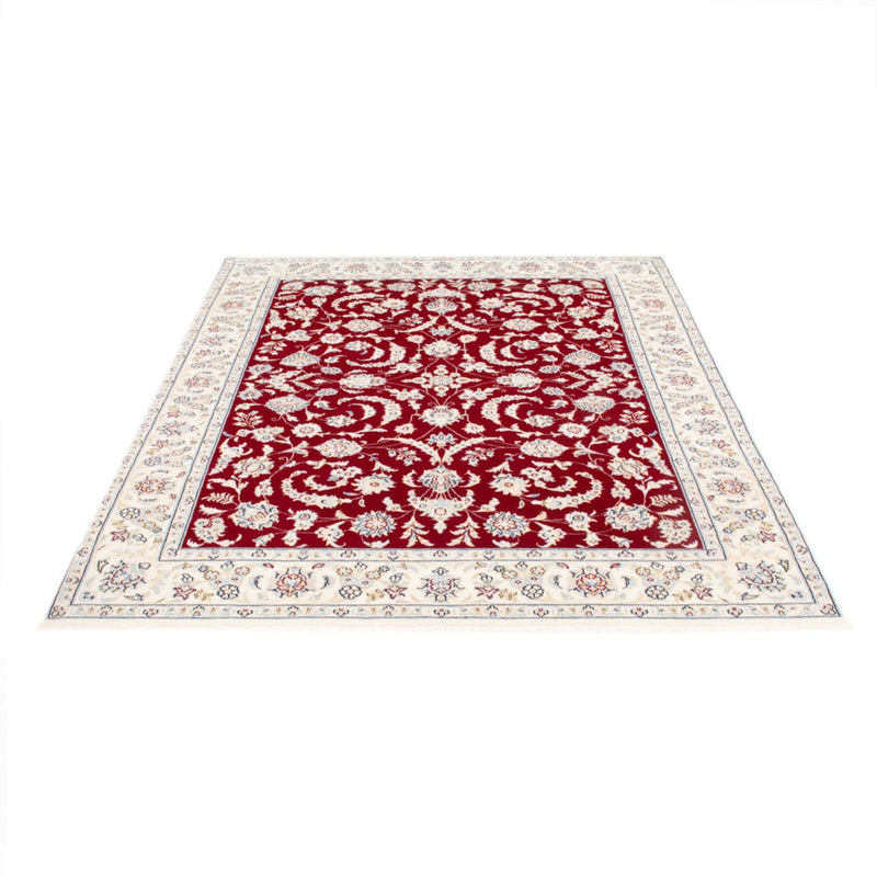 Alfombra Persa - Nain - Real - 200 x 150 cm - rojo