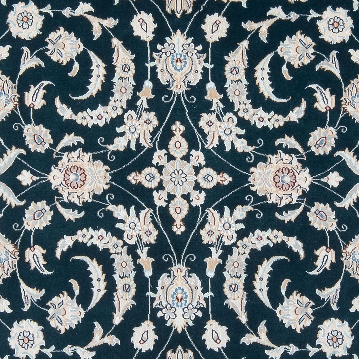 Alfombra Persa - Nain - Prima - 210 x 148 cm - azul oscuro