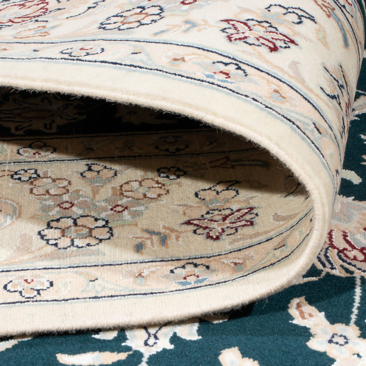 Alfombra Persa - Nain - Prima - 210 x 148 cm - azul oscuro