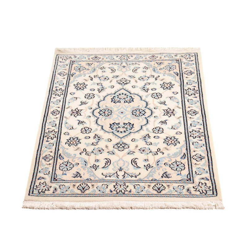 Alfombra persa - Nain - 95 x 55 cm - crema