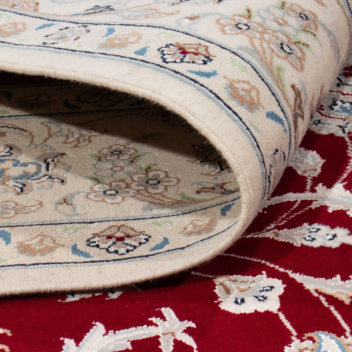 Alfombra persa - Nain - 236 x 169 cm - rojo