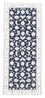 Alfombra de pasillo Alfombra Persa - Nain - Real - 194 x 82 cm - azul oscuro