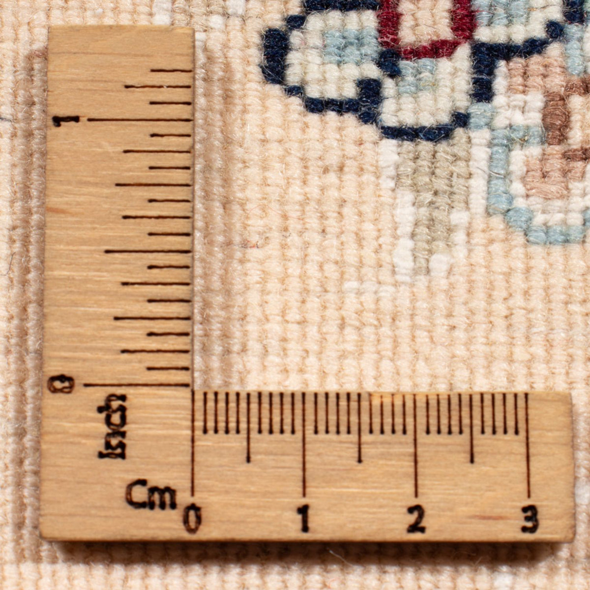 Alfombra de pasillo Alfombra Persa - Nain - Real - 201 x 82 cm - crema