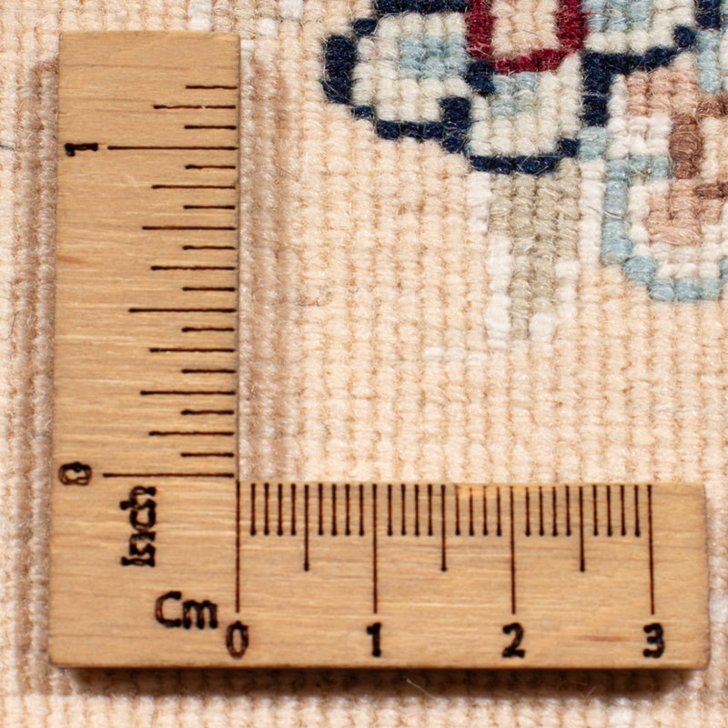 Alfombra de pasillo Alfombra Persa - Nain - Real - 201 x 82 cm - crema