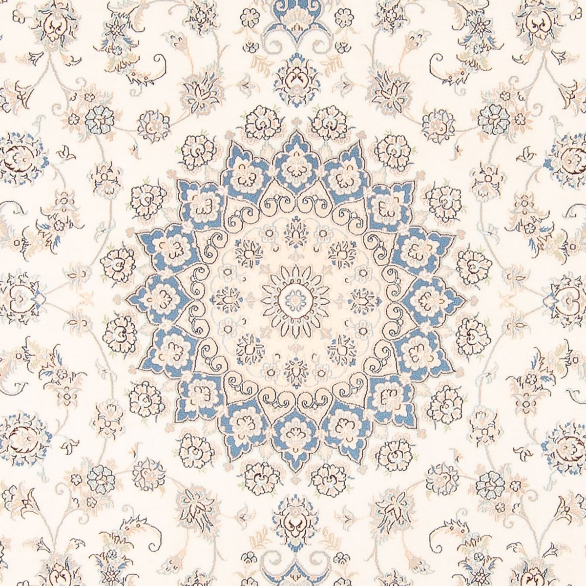 Alfombra persa - Nain - 260 x 226 cm - crema