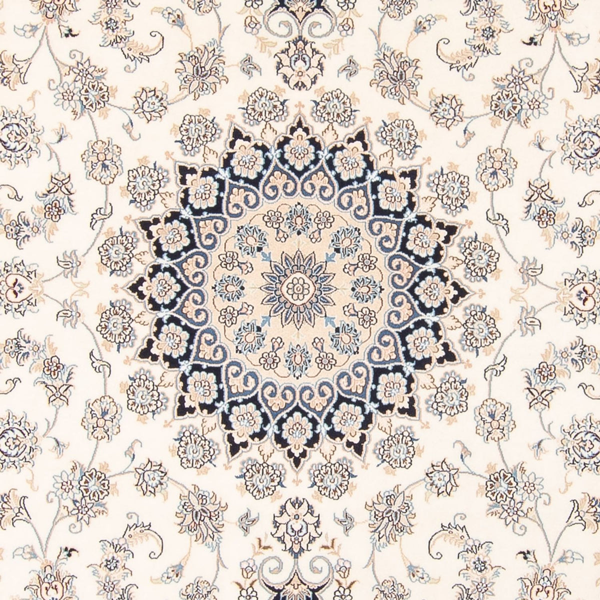 Alfombra persa - Nain - 265 x 225 cm - crema