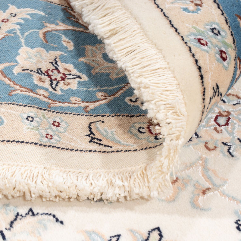 Alfombra persa - Nain redondo  - 200 x 200 cm - crema