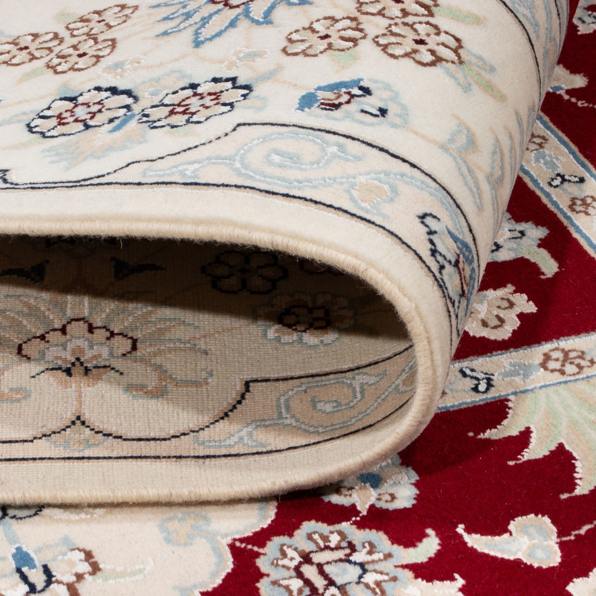 Alfombra persa - Nain - 232 x 168 cm - rojo