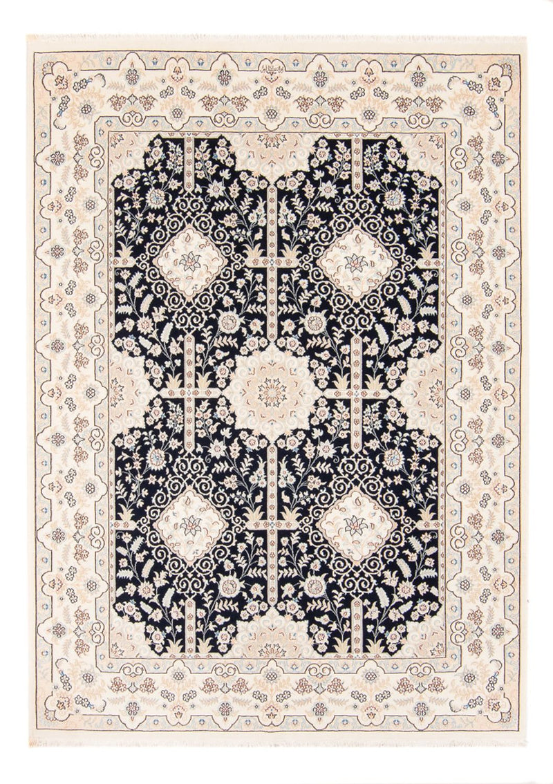 Alfombra persa - Nain - 233 x 170 cm - azul oscuro