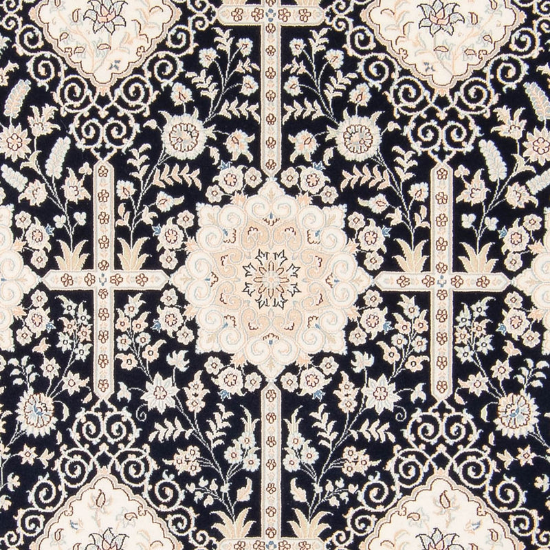 Alfombra persa - Nain - 233 x 170 cm - azul oscuro