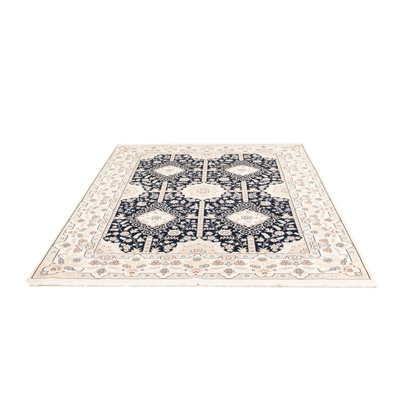Alfombra persa - Nain - 233 x 170 cm - azul oscuro