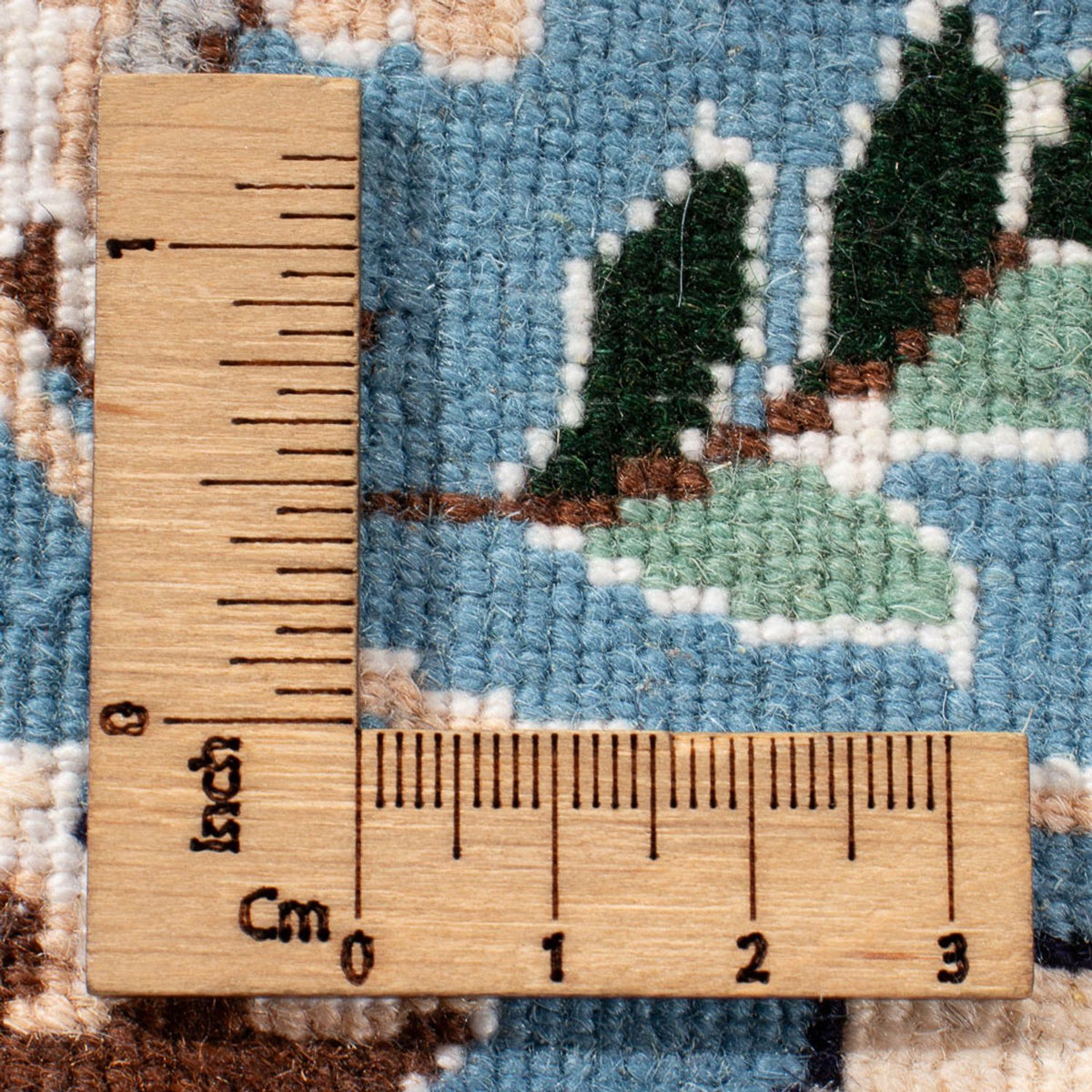 Alfombra Persa - Nain - Prima - 308 x 200 cm - azul claro