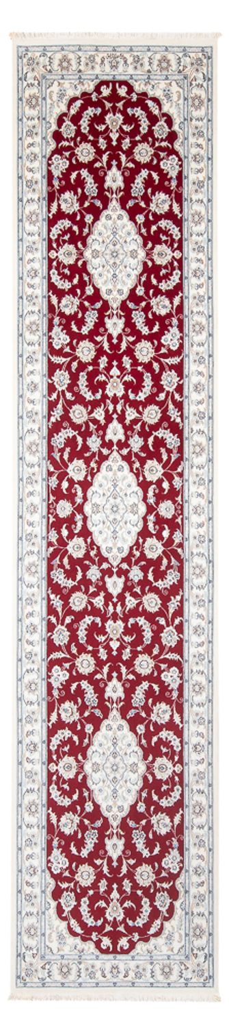 Alfombra de pasillo Alfombra Persa - Nain - Prima - 355 x 87 cm - rojo