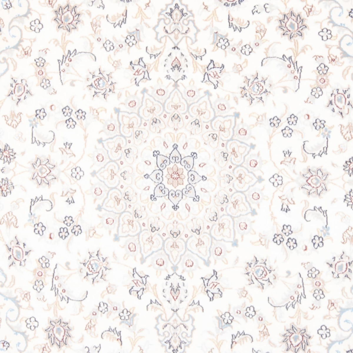 Alfombra Persa - Nain - Real - 202 x 149 cm - crema
