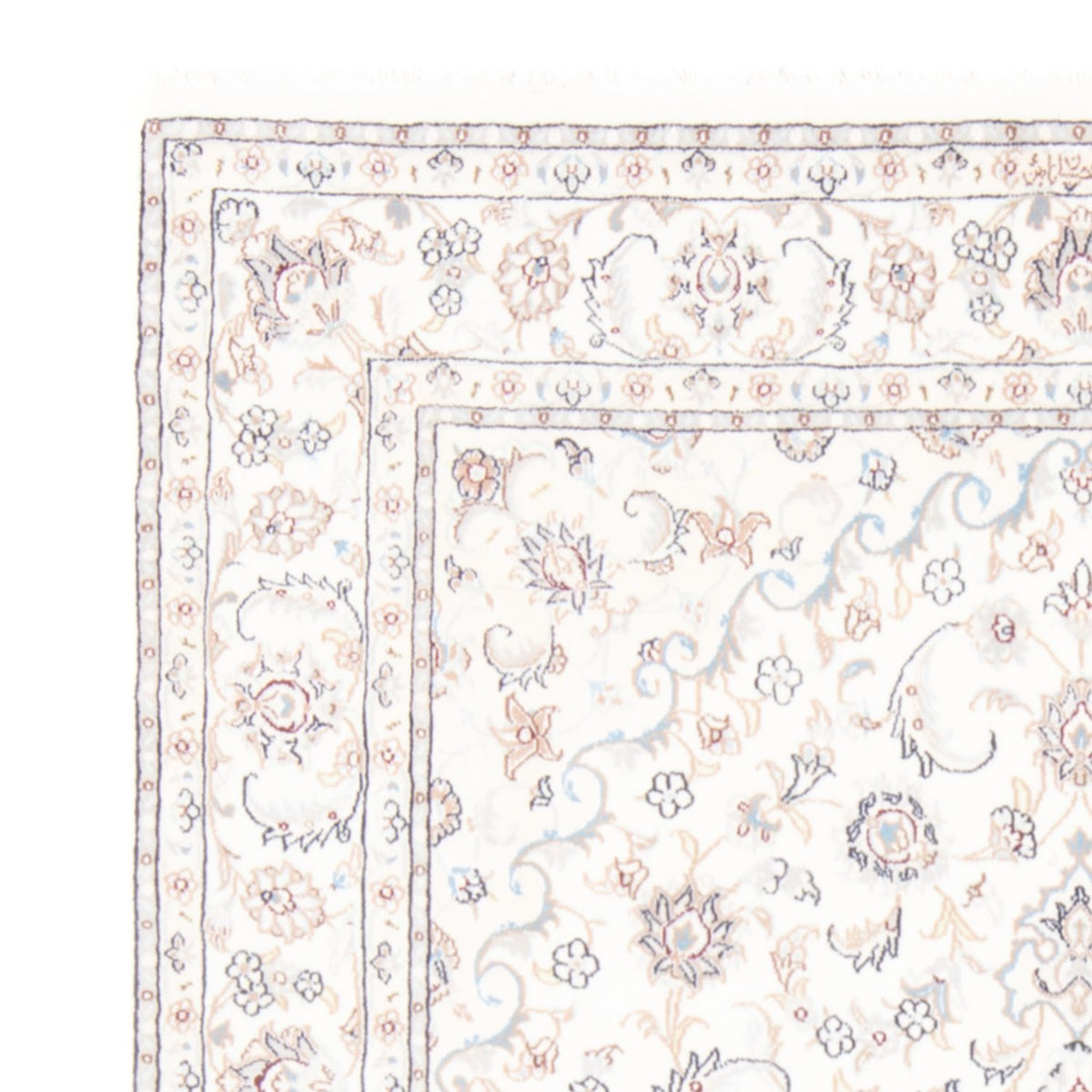 Alfombra Persa - Nain - Real - 202 x 149 cm - crema