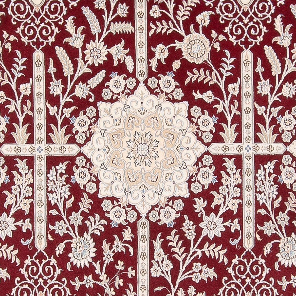 Alfombra Persa - Nain - Prima - 303 x 197 cm - rojo