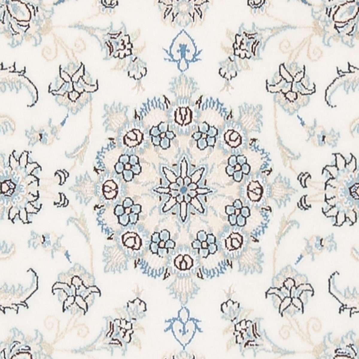 Alfombra de pasillo Alfombra Persa - Nain - Prima - 290 x 82 cm - crema