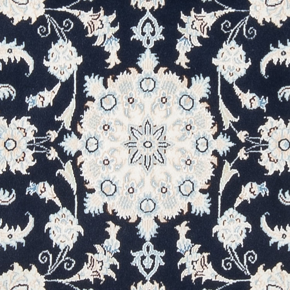 Alfombra de pasillo Alfombra Persa - Nain - Prima - 296 x 80 cm - azul oscuro